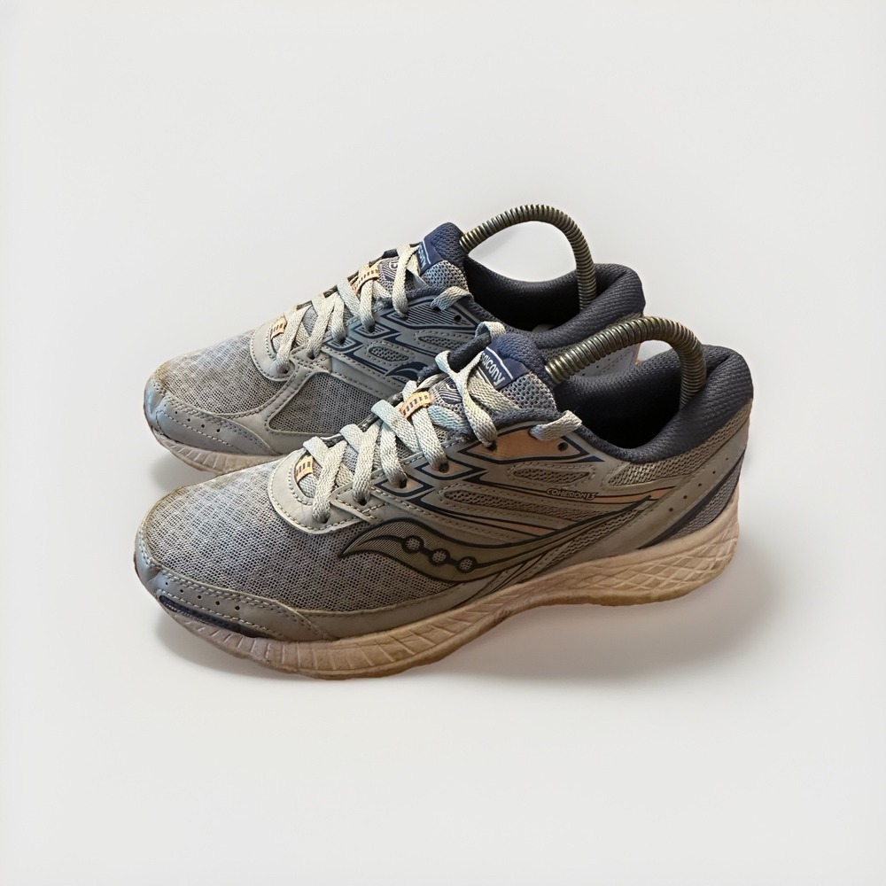 Saucony Cohesion 13 Women's Size 8.5 Running Sneakers Triple Blue And White